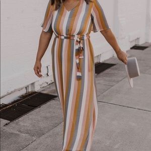 Roolee Higgins striped dress